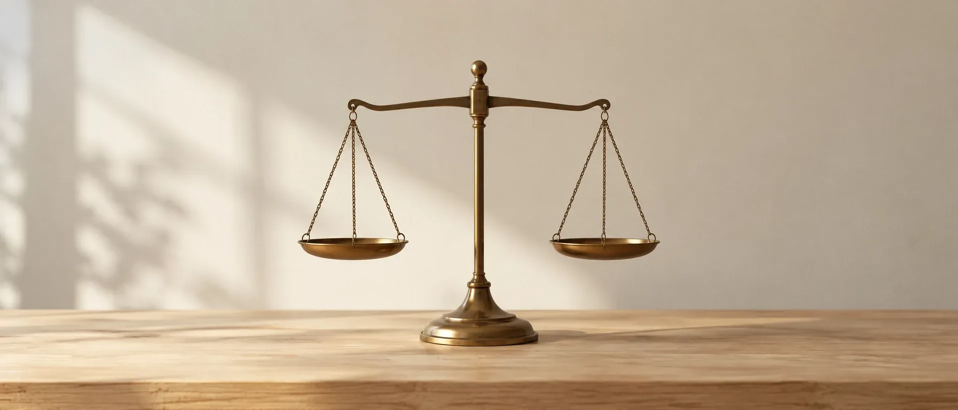An empty measuring scale on a plain surface